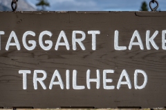 Taggart Lake Sign